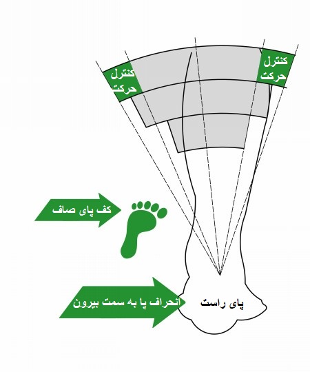 کنترل حرکت - کف پا صاف